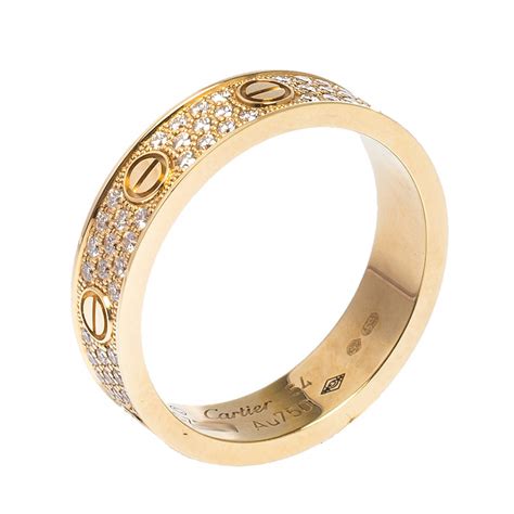 rose gold cartier love - cartier ring 750 price.